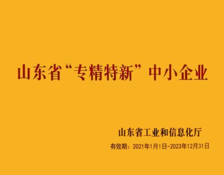 專精特新證書(shū)